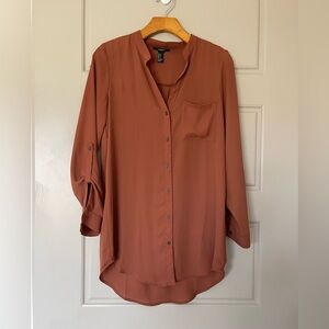 NWOT Rust Blouse